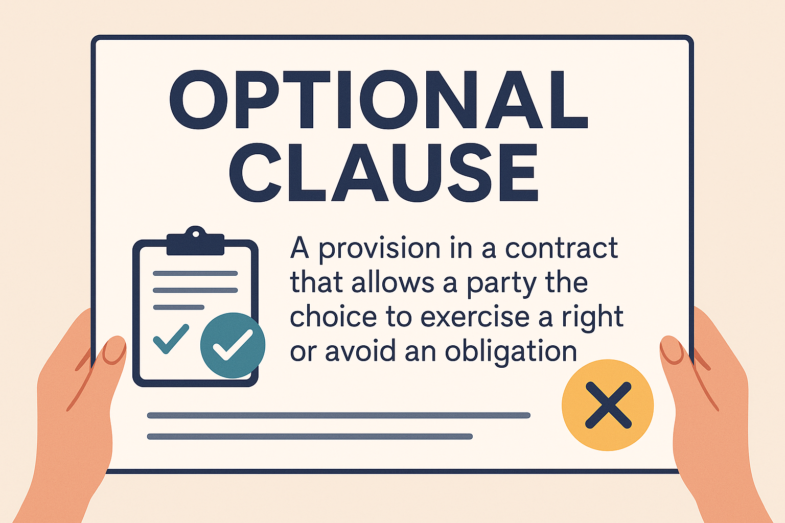 35. Optional Clause