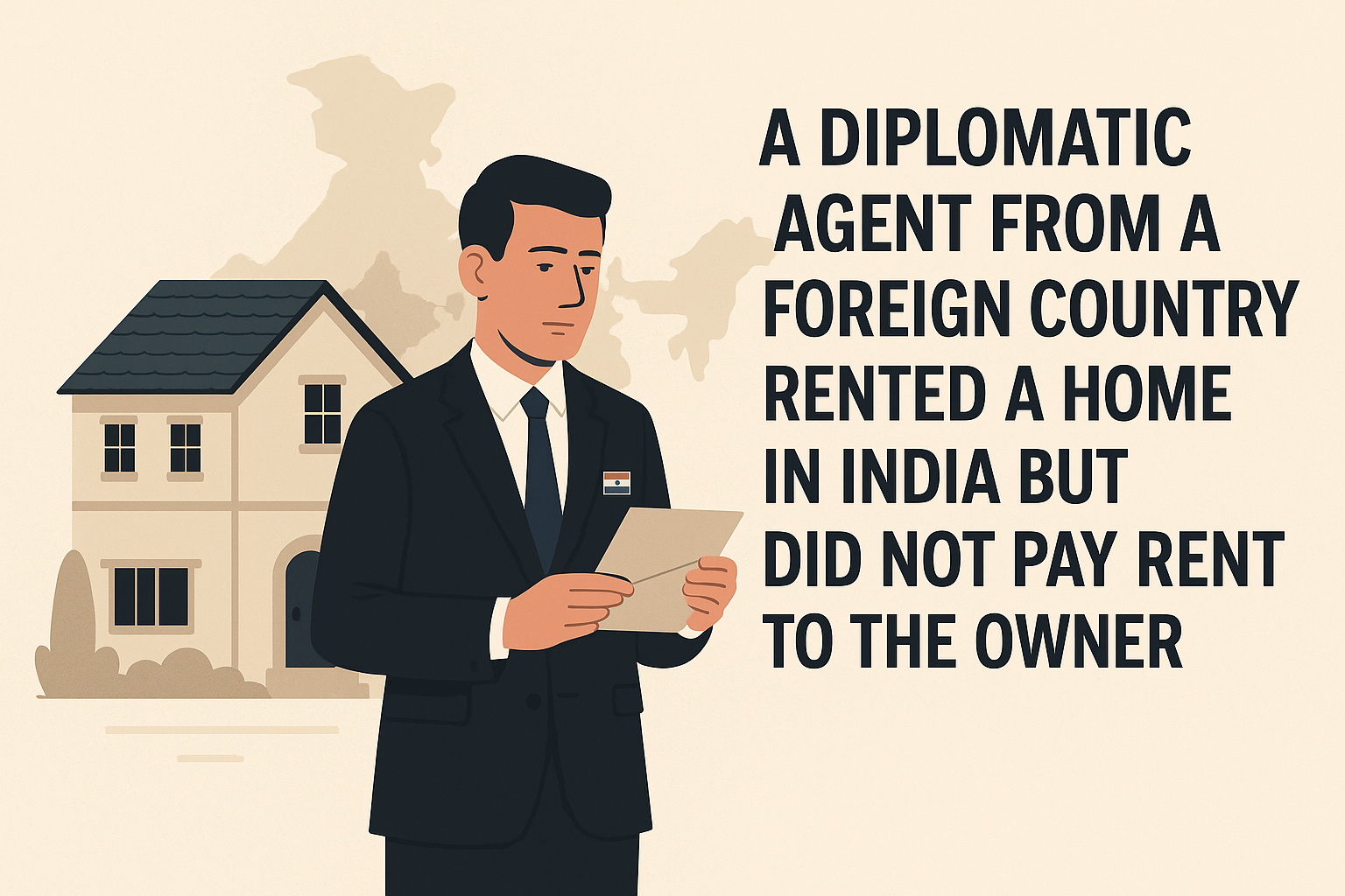 22. A diplomatic agent from a foreign country rented a home in India for personal use but did not pay rent to the owner. Examine the liability of the diplomatic agent under international law.