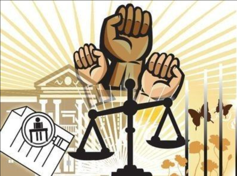 Three persons forms into a group and plans to rob a bank. While they were trying to rob the bank, the bank authorities informs the police and police arrives and takes one person into custody. While the other two escape. Discuss the liability of each person.