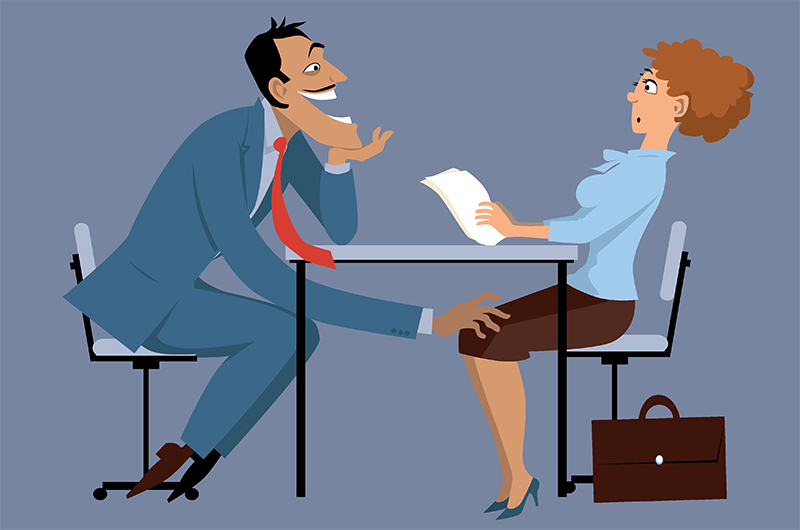 3. A working woman has been harassed by her male colleague by sending indecent