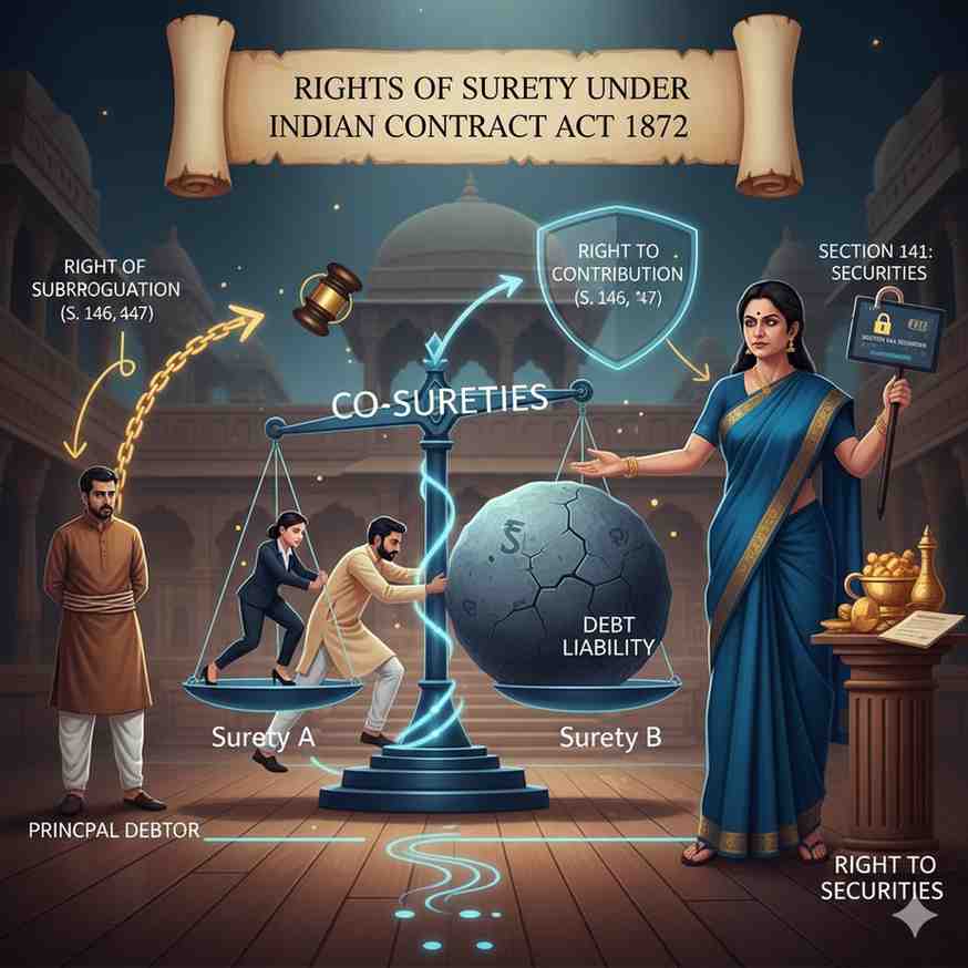 What Are the Rights of the Surety Against the Principal Debtor, Creditor, and Co-Sureties?