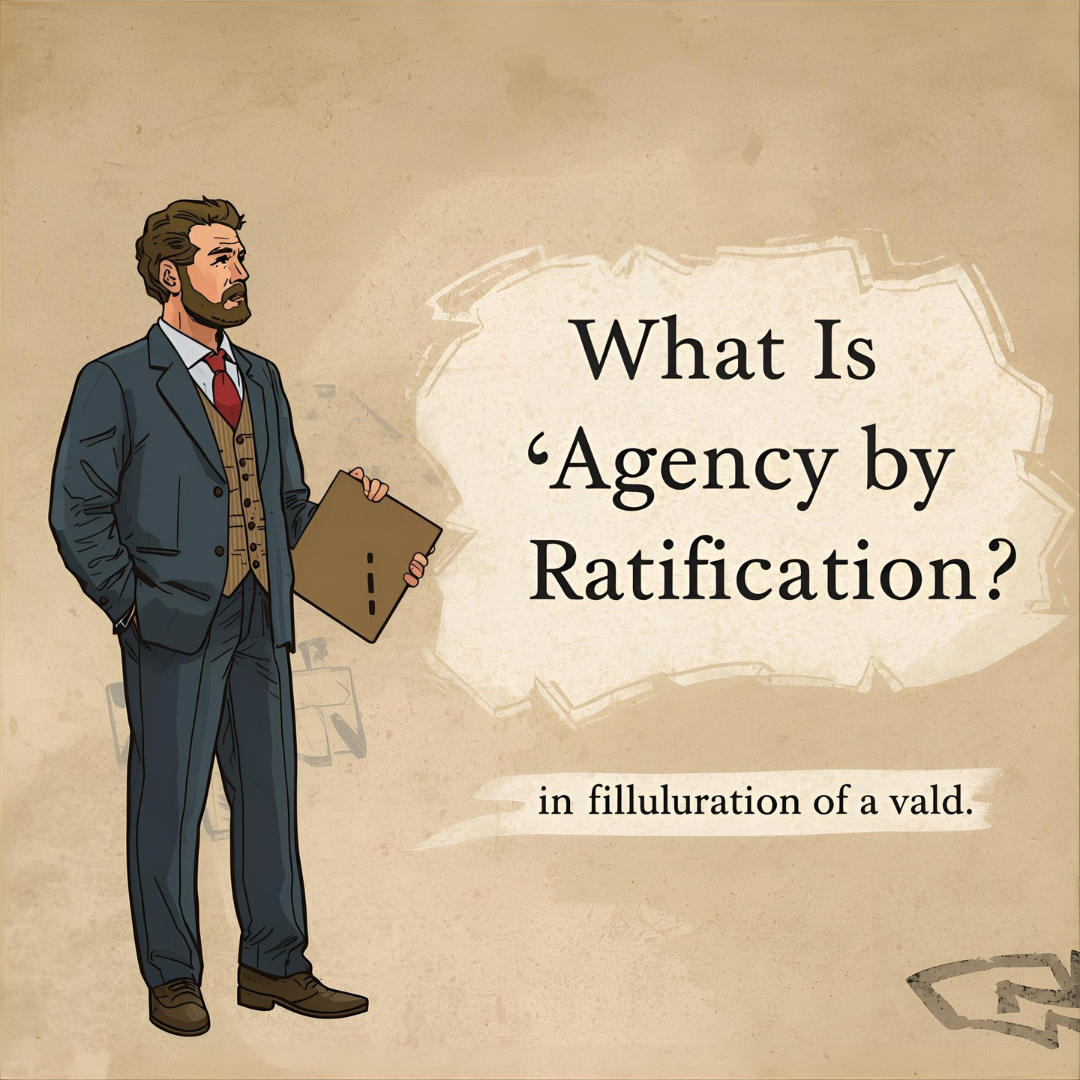 Understanding Agency by Ratification under Indian Contract Act 1872 | Lawgnan