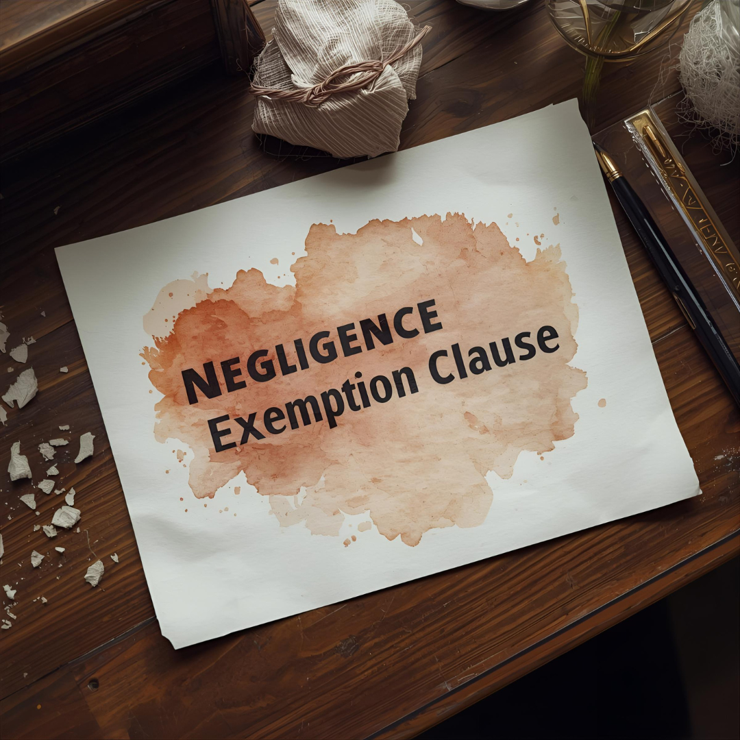 48. A gave her costly silk saree for dry cleaning to B. B gave a receipt with printed conditions on its back. One condition is that B will not be liable for any damage in dry cleaning. The silk saree is damaged by B’s negligence. Can A recover damage.