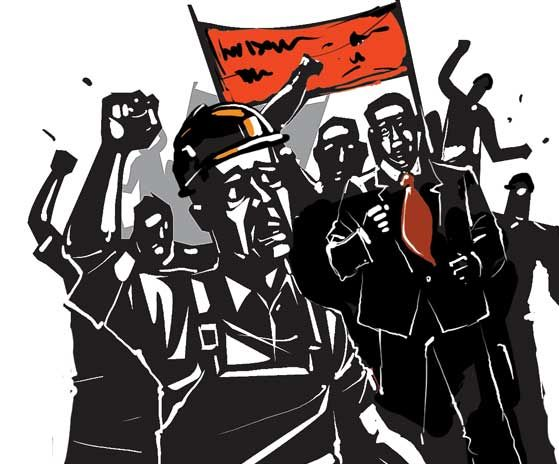 An unregistered trade union conducted picketing in front of the gate of their industry. What action can be taken against them